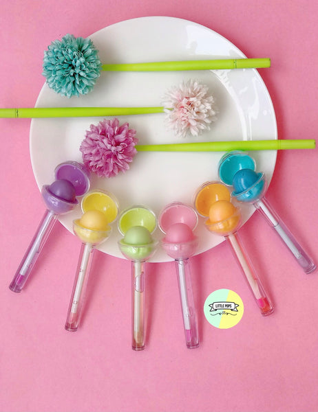 Cotton Candy Psstel Colour Glossy Pops
