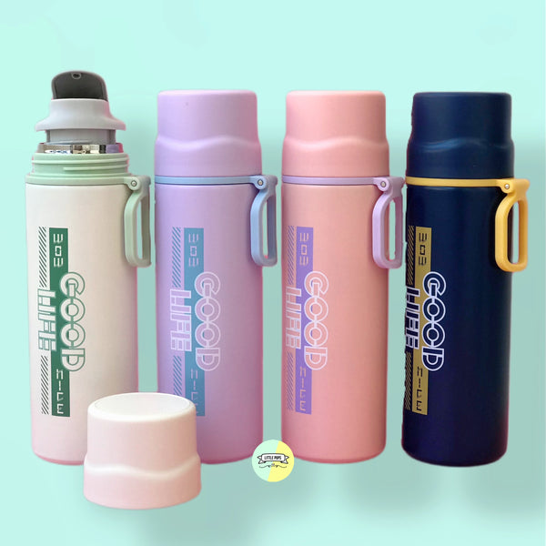 Stylish Solid Colored 304 Stainless Steel Vacuum Flask With